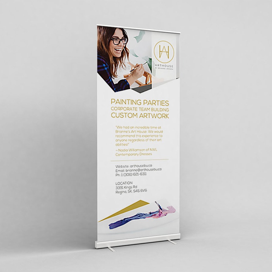 Custom Printed Pull Up  Bannerstand